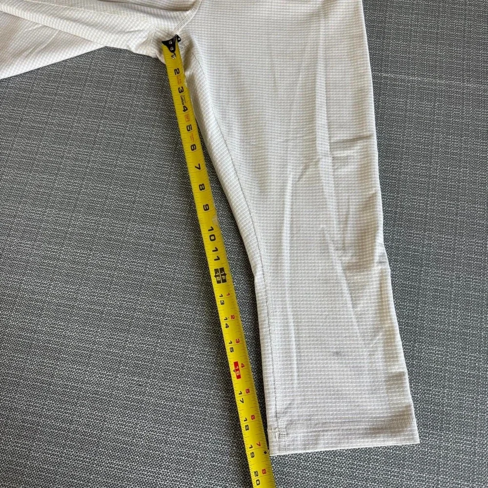 Lululemon low waist Cream waffle knit leggings